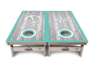 Anchor & Compass Cornhole Boards - Professional Tournament Series by Cornhole Solutions, custom cornhole board detail photo 5