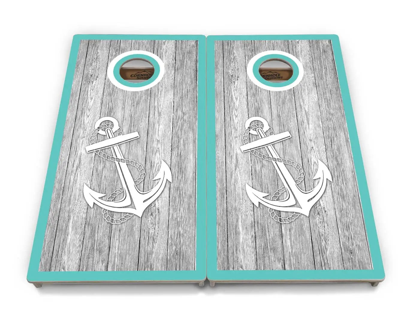 Anchor & Compass Cornhole Boards - Professional Tournament Series by Cornhole Solutions, custom cornhole board detail photo 6