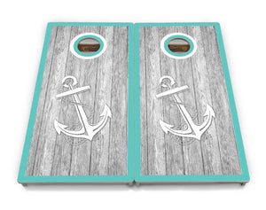 Anchor & Compass Cornhole Boards - Professional Tournament Series by Cornhole Solutions, custom cornhole board detail photo 6