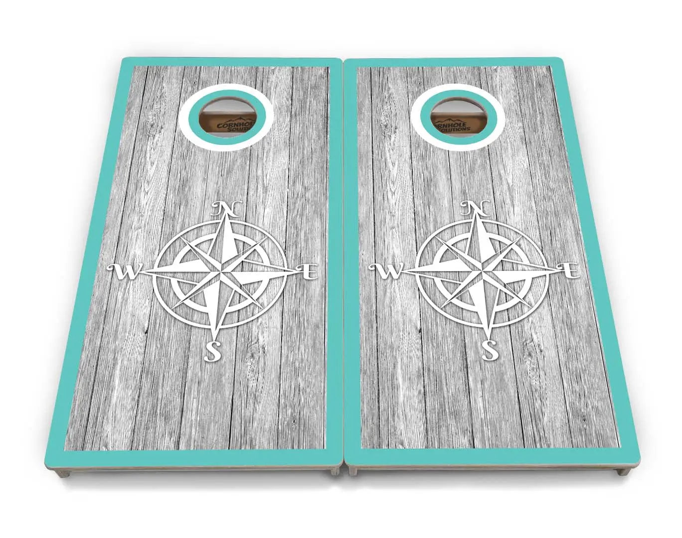 Anchor & Compass Cornhole Boards - Professional Tournament Series by Cornhole Solutions, custom cornhole board detail photo 9