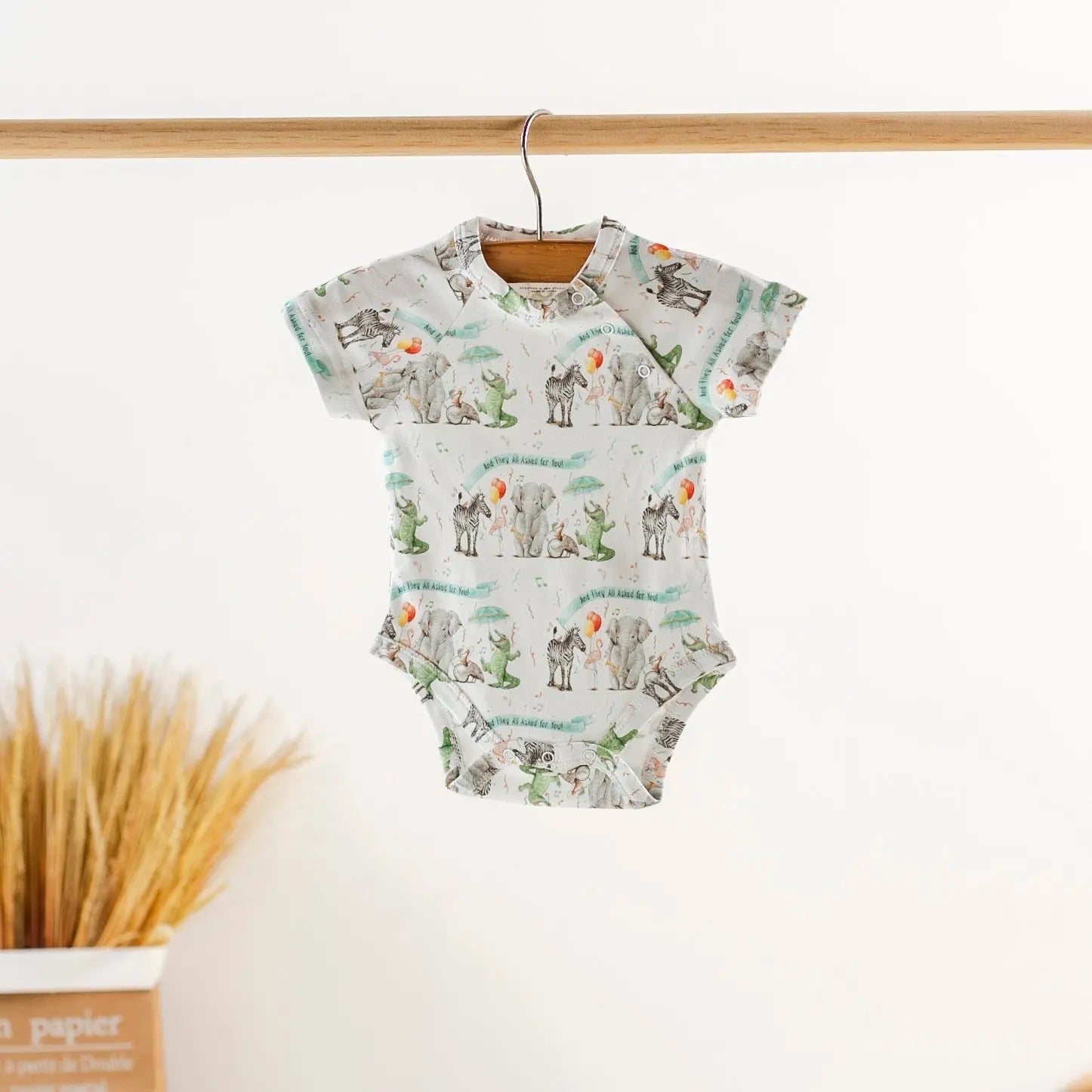 And They All Asked for You Organic Cotton Baby Onesie by Nola Tawk, Southern lifestyle apparel main product photo