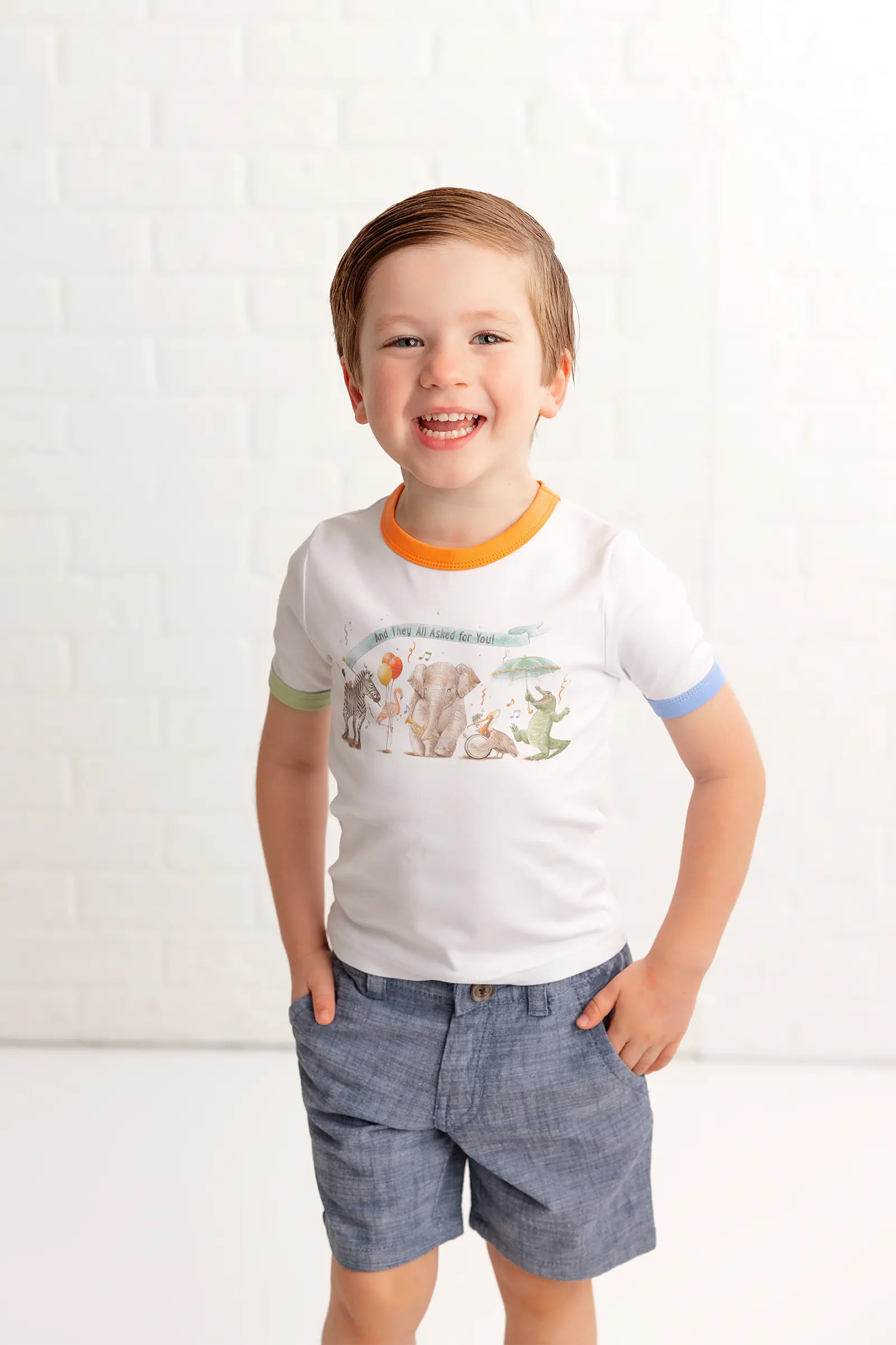 And They All Asked for You Organic Cotton Kids Tshirt by Nola Tawk, Southern lifestyle apparel detail photo 3
