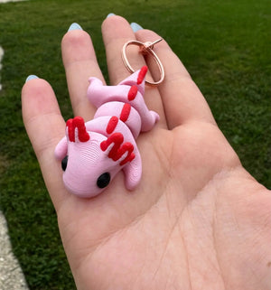 3D Printed Animal Keychains | Whimsical Backpack & Bag Charms by Mushroom Lady Co, paper gift detail photo 8