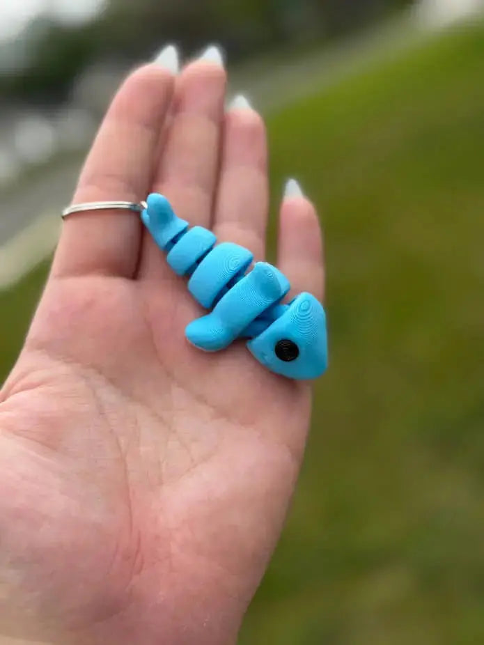 3D Printed Animal Keychains | Whimsical Backpack & Bag Charms by Mushroom Lady Co, paper gift detail photo 14