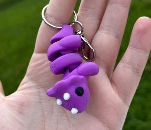 3D Printed Animal Keychains | Whimsical Backpack & Bag Charms by Mushroom Lady Co, paper gift detail photo 17