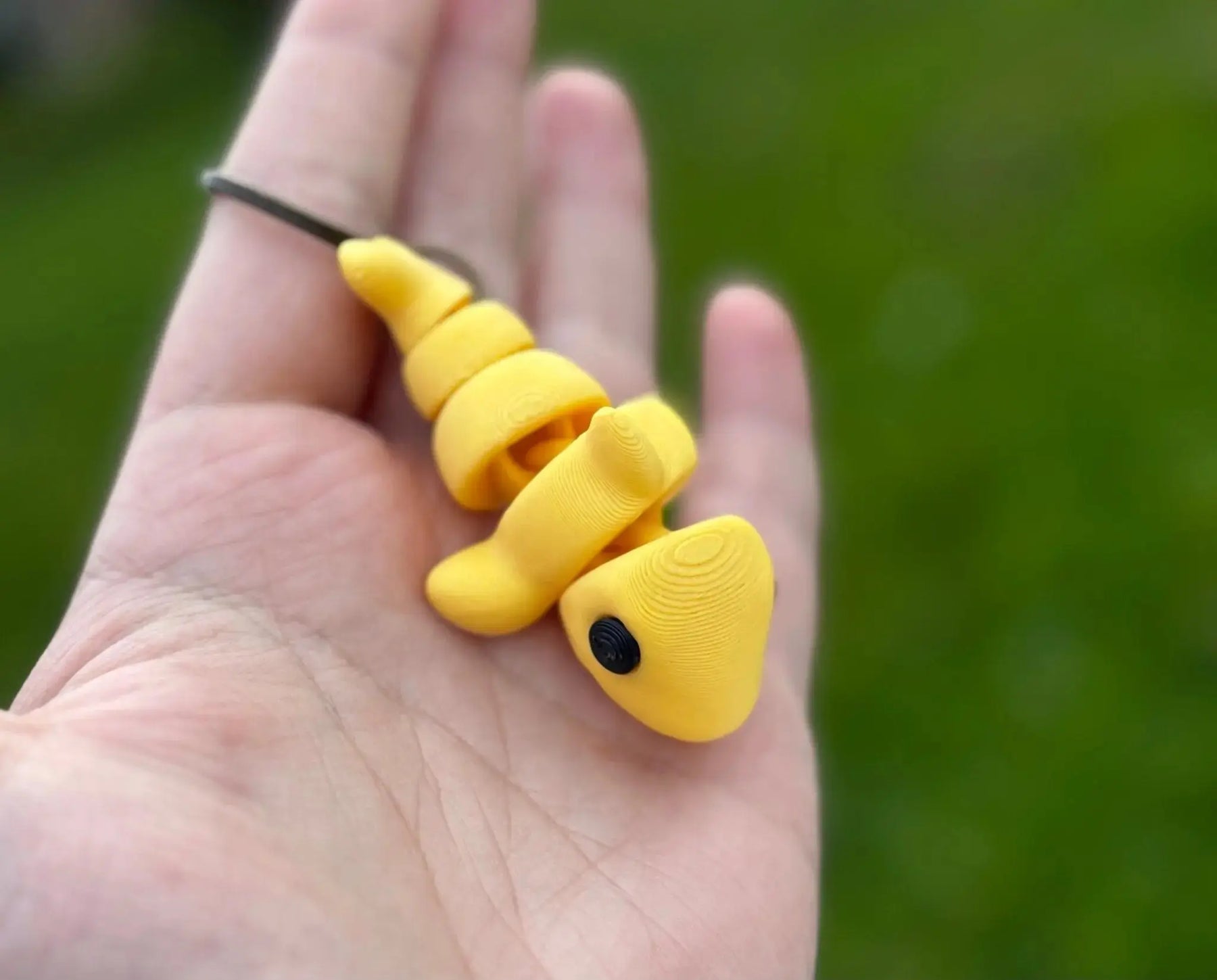 3D Printed Animal Keychains | Whimsical Backpack & Bag Charms by Mushroom Lady Co, paper gift detail photo 18