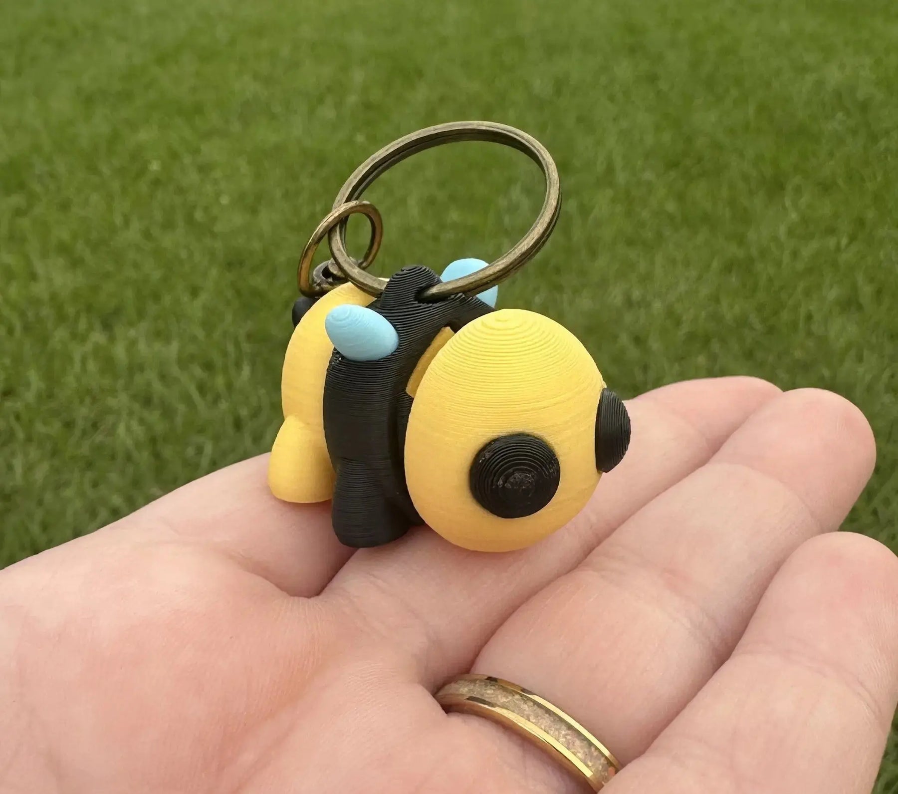 3D Printed Animal Keychains | Whimsical Backpack & Bag Charms by Mushroom Lady Co, paper gift detail photo 20