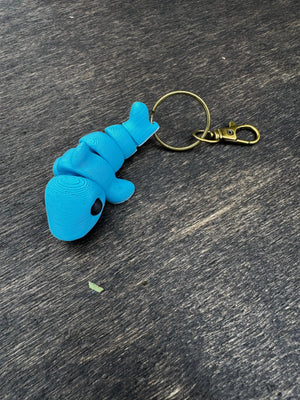 3D Printed Animal Keychains | Whimsical Backpack & Bag Charms by Mushroom Lady Co, paper gift detail photo 13
