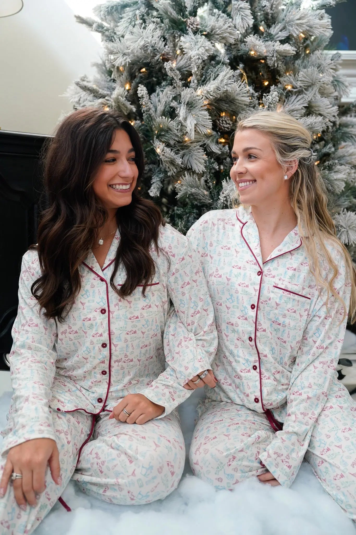 Apres Ski - Long Pajama Set by KenzKustomz, Southern food gift detail photo 5