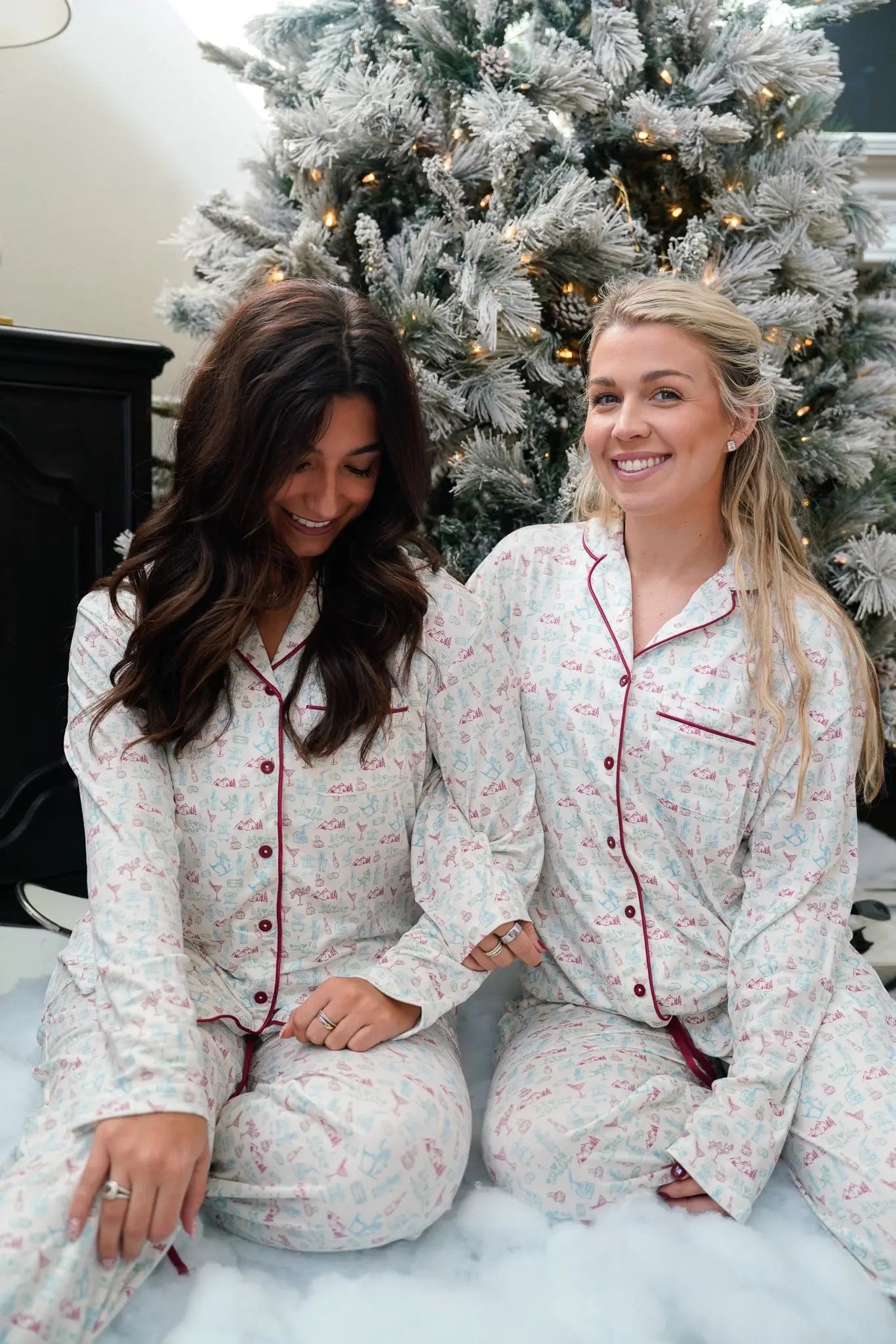 Apres Ski - Long Pajama Set by KenzKustomz, Southern food gift detail photo 7