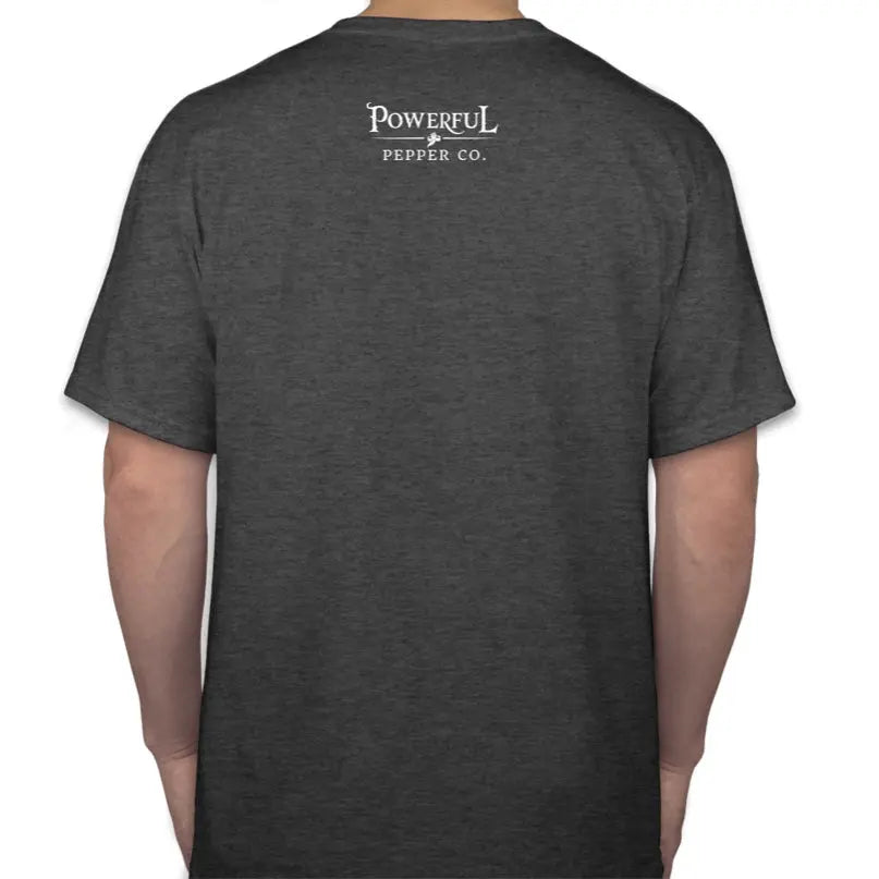 Art Pepper Plumage T-Shirt by Powerful Pepper Company, Southern food gift detail photo 2