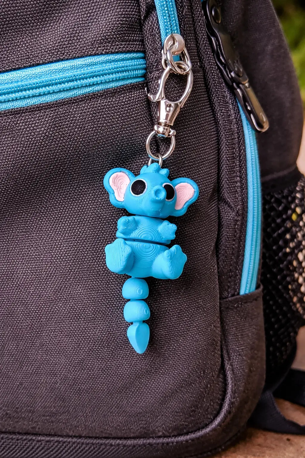 The Tween Space Articulated Elephant Fidget Keychain — Sensory Toy | 3D Printed by The Tween Space, paper gift main product photo