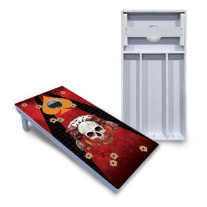 Artist Series Cornhole Boards - All Weather Series - Split Design by Cornhole Solutions, Southern home decor detail photo 5