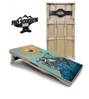 Artist Series Cornhole Boards - Pro Solution Elite Series by Cornhole Solutions, custom cornhole board detail photo 5