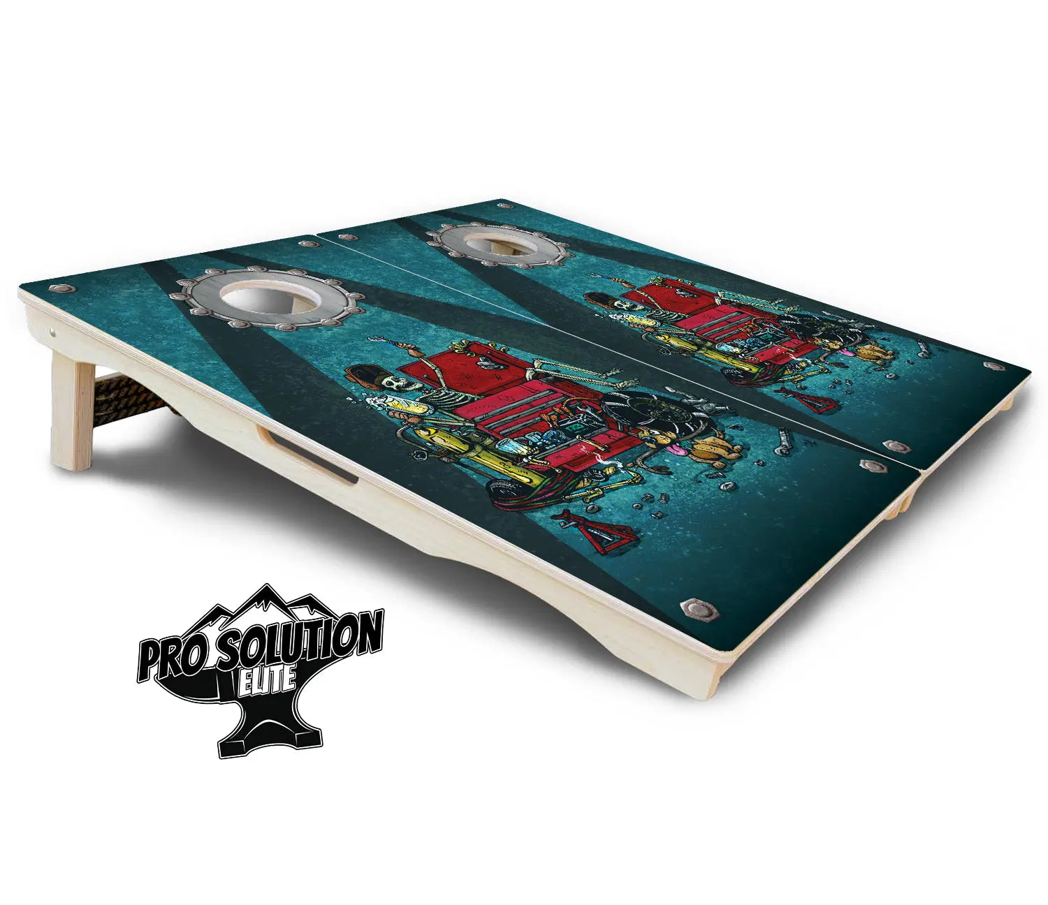 Artist Series Cornhole Boards - Pro Solution Elite Series by Cornhole Solutions, custom cornhole board detail photo 19