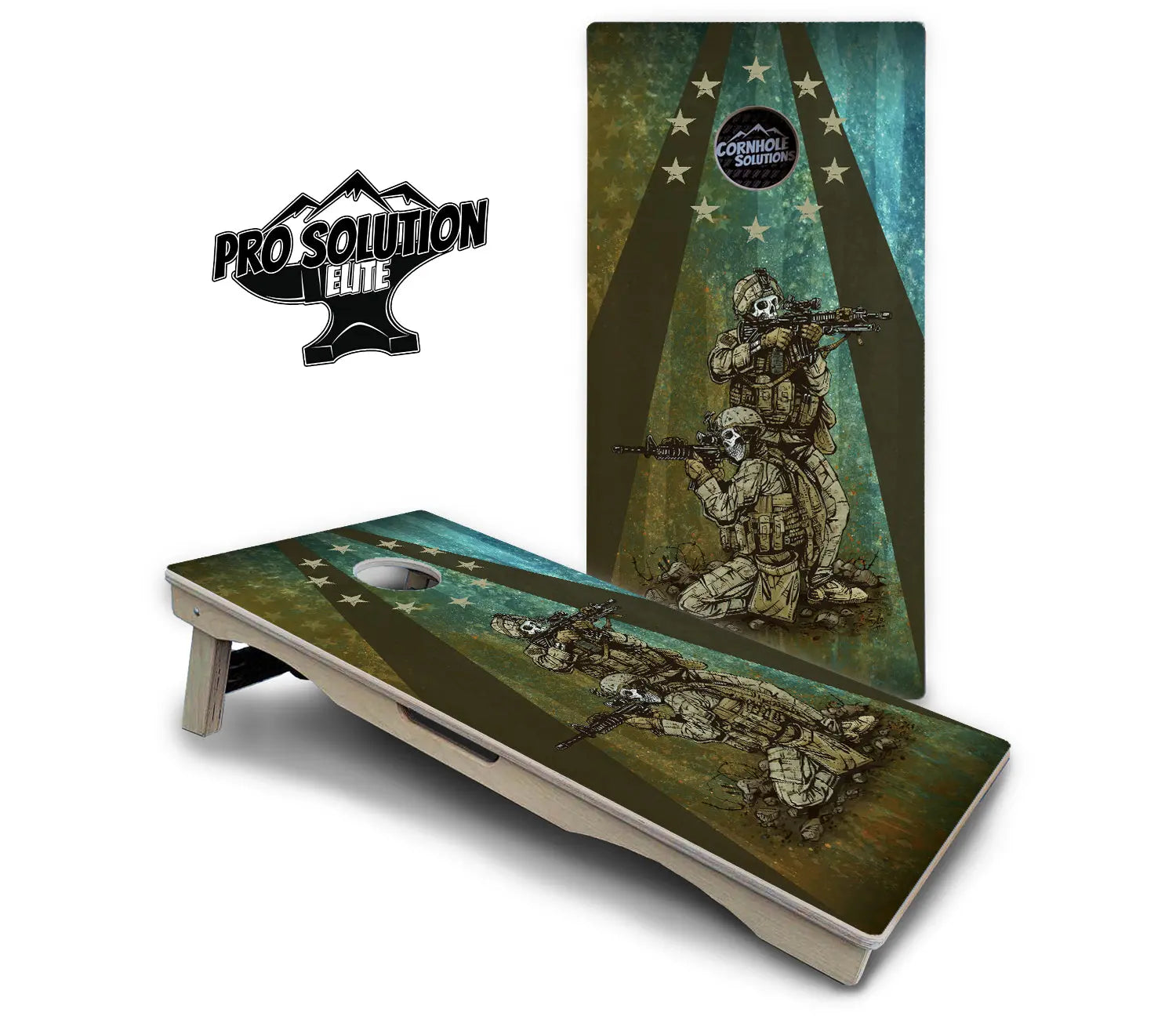 Artist Series Cornhole Boards - Pro Solution Elite Series by Cornhole Solutions, custom cornhole board detail photo 22