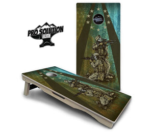 Artist Series Cornhole Boards - Pro Solution Elite Series by Cornhole Solutions, custom cornhole board detail photo 22