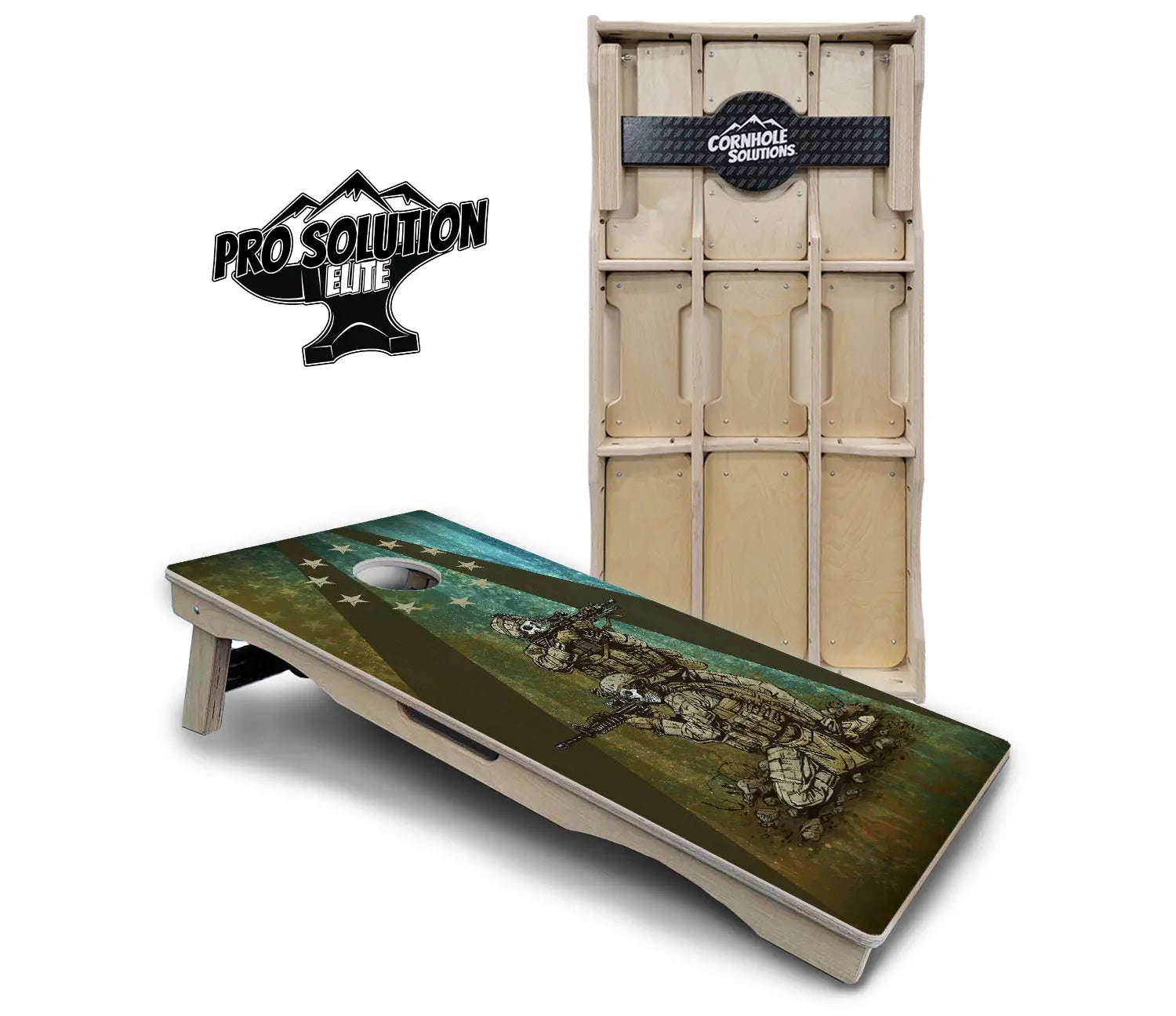 Artist Series Cornhole Boards - Pro Solution Elite Series by Cornhole Solutions, custom cornhole board detail photo 23