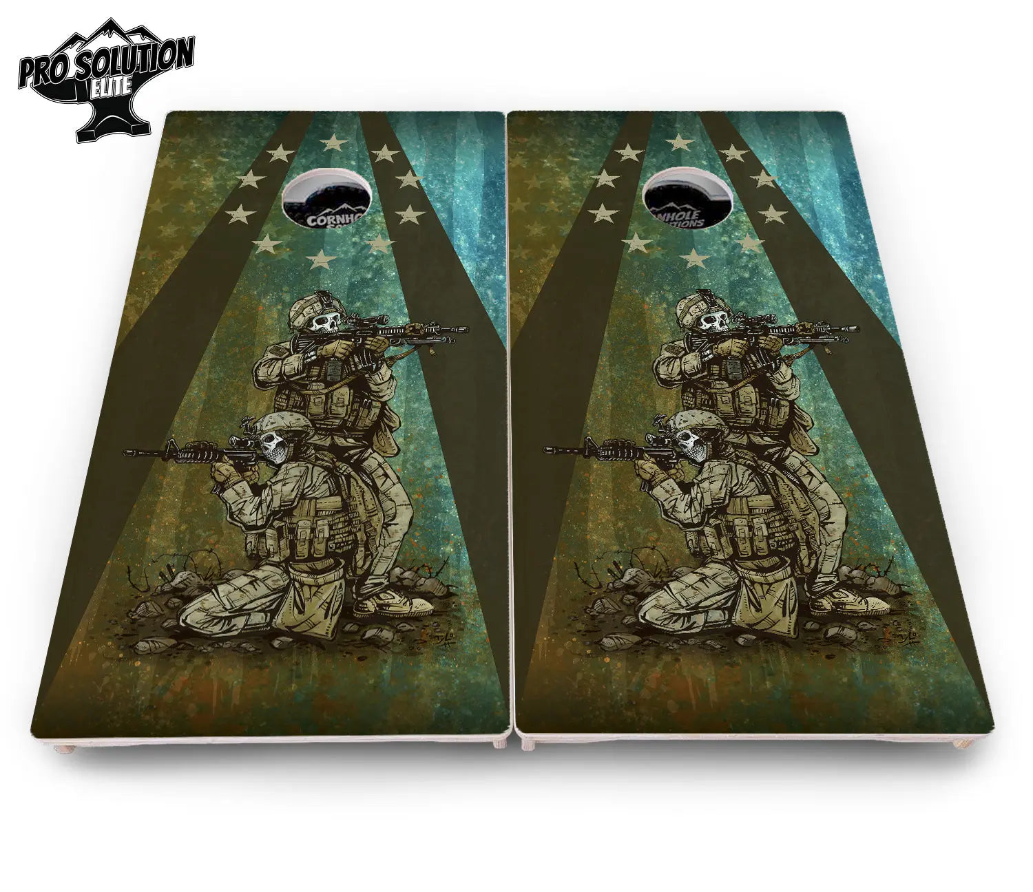 Artist Series Cornhole Boards - Pro Solution Elite Series by Cornhole Solutions, custom cornhole board detail photo 24