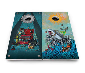Artist Series Cornhole Boards - Pro Solution Elite Series by Cornhole Solutions, custom cornhole board detail photo 44