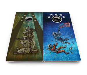 Artist Series Cornhole Boards - Pro Solution Elite Series by Cornhole Solutions, custom cornhole board detail photo 59