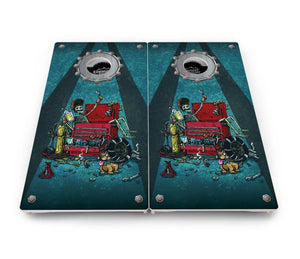 Artist Series Cornhole Boards - Pro Solution Lite Series by Cornhole Solutions, custom cornhole board detail photo 4