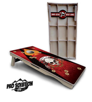 Artist Series Cornhole Boards - Pro Solution Lite Series by Cornhole Solutions, custom cornhole board detail photo 11