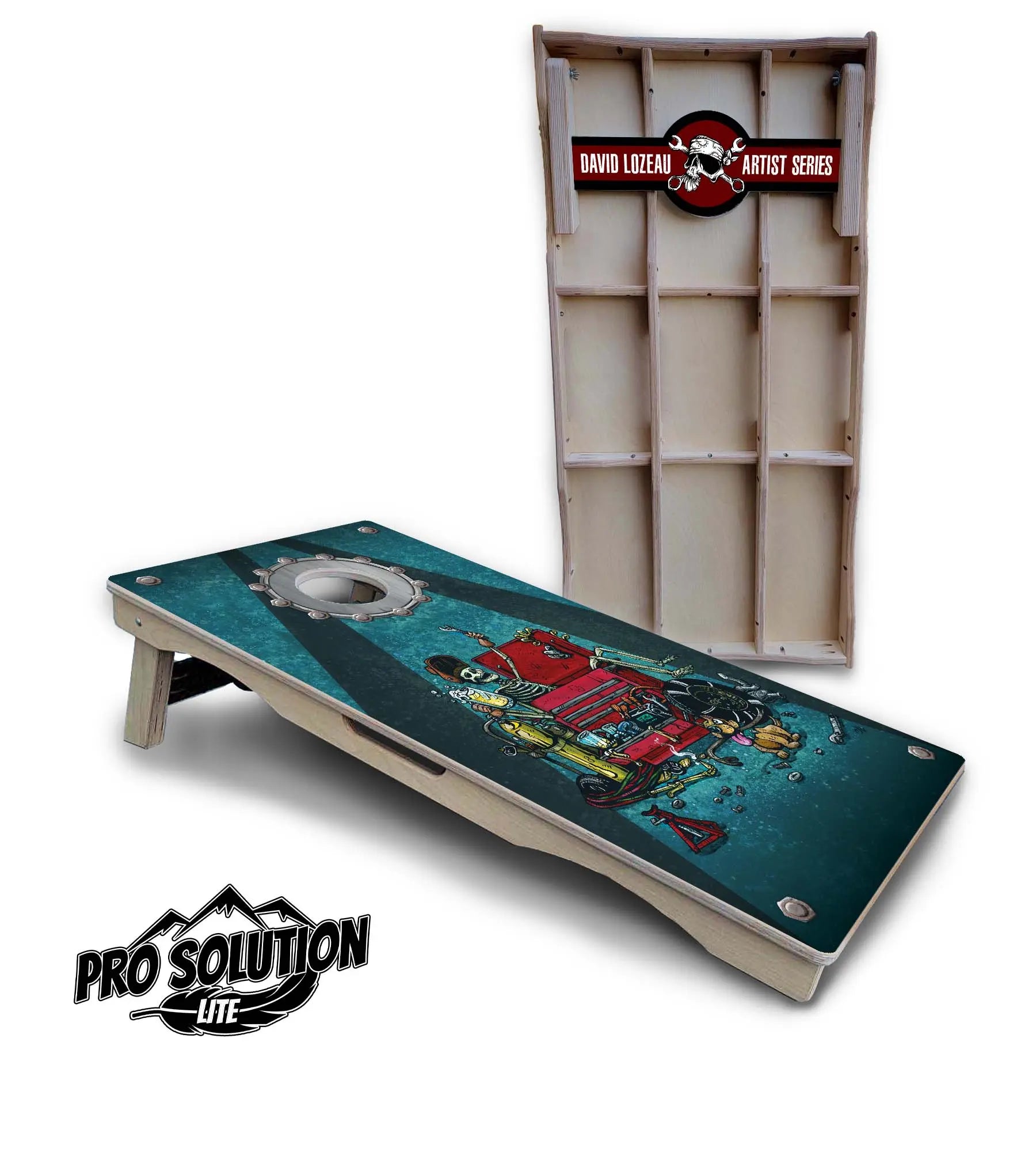 Artist Series Cornhole Boards - Pro Solution Lite Series by Cornhole Solutions, custom cornhole board detail photo 13