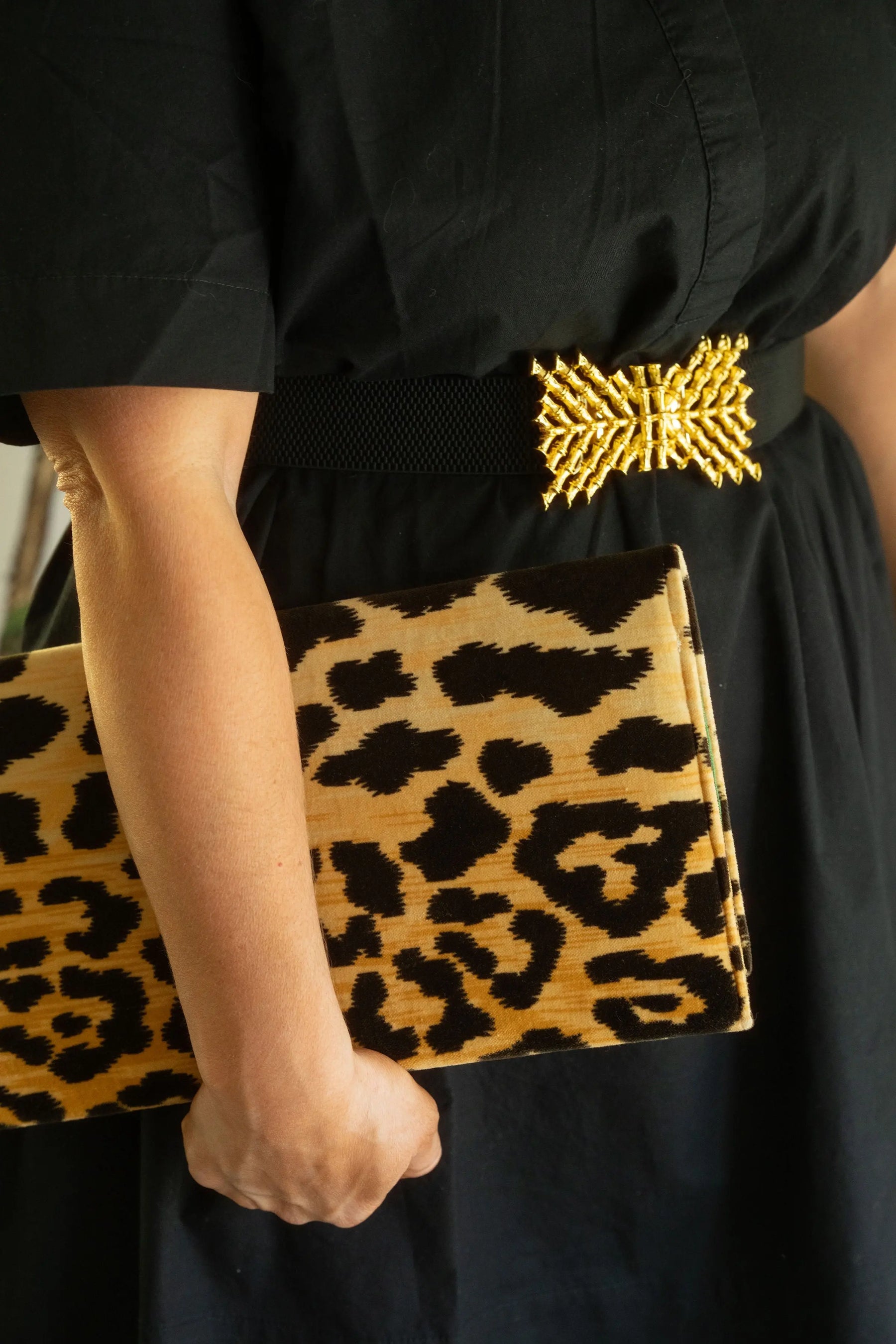 Ashley Clutch by Garland Bags, handmade leather goods detail photo 4
