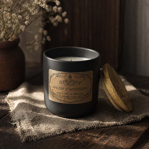 Atelier d’Apothicaire 10oz Candle by Dewdrop Mystique LLC, scented candle main product photo