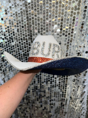 Auburn University Hat by Rhinestone Cowgirl, Southern lifestyle apparel detail photo 4