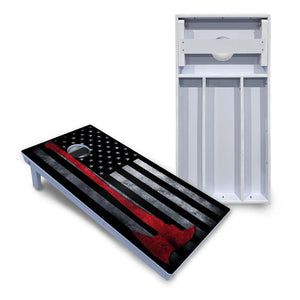 Axe Flag Cornhole Boards - All Weather Series by Cornhole Solutions, custom cornhole board main product photo
