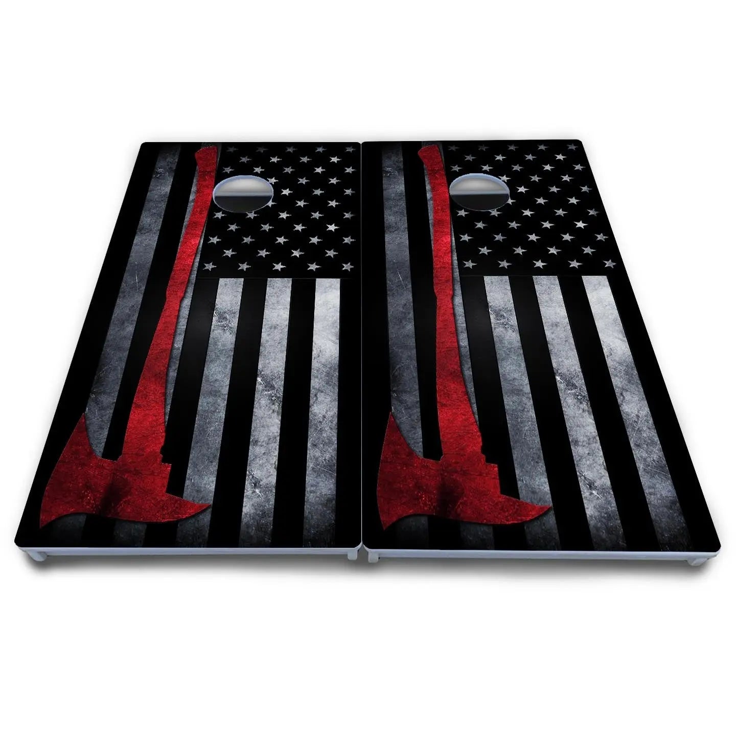 Axe Flag Cornhole Boards - All Weather Series by Cornhole Solutions, custom cornhole board detail photo 4