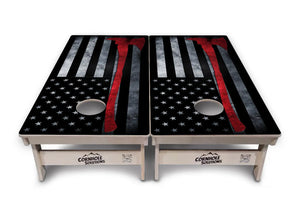 Axe Flag Cornhole Boards - Professional Tournament Series by Cornhole Solutions, custom cornhole board detail photo 5