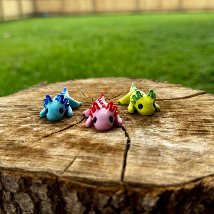 Axolotl Mini Fidget Toy Bundle