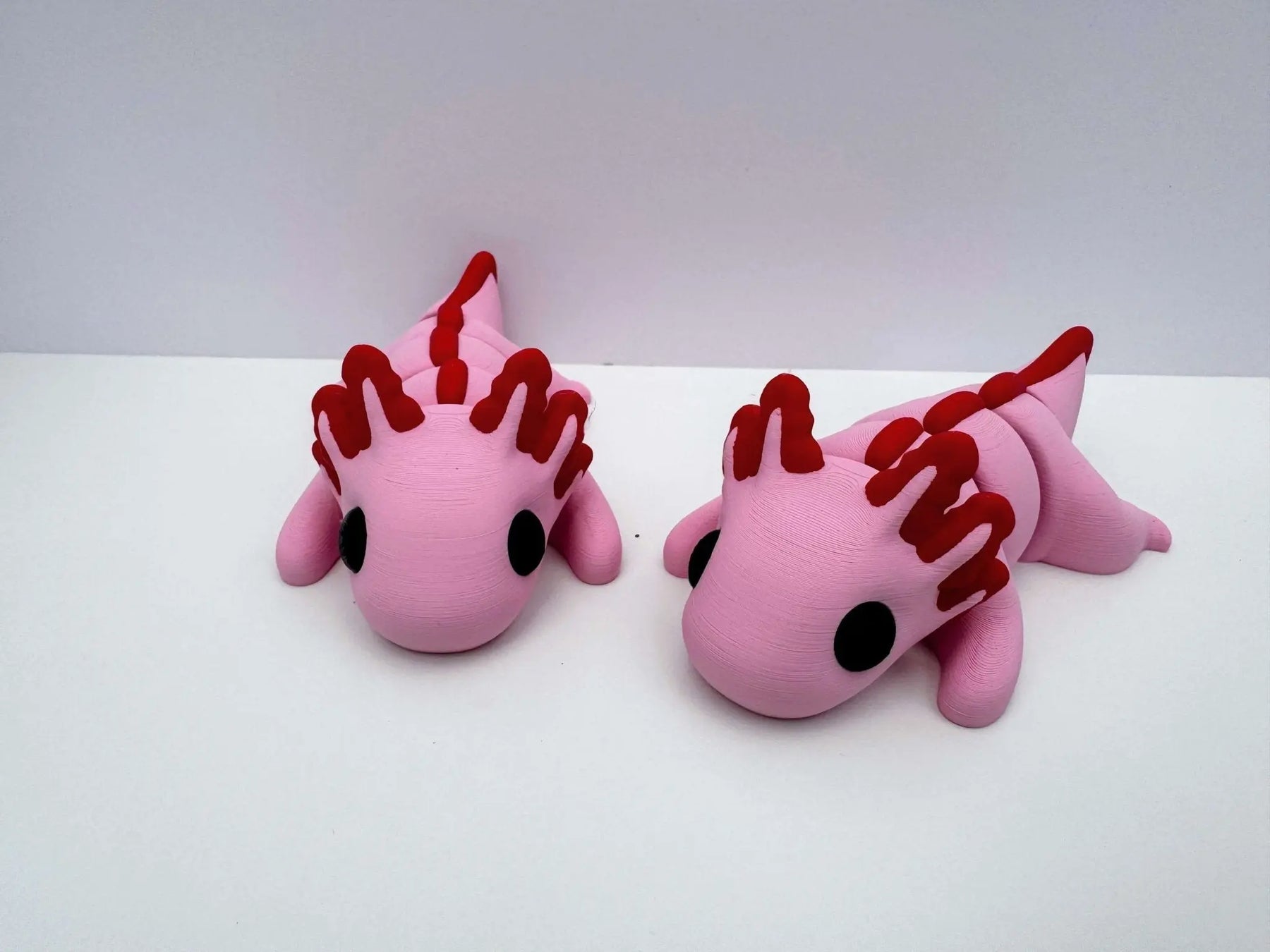 Axolotl 3D Printed Fidget Toy | Large Made-to-Order Sensory Toy by Mushroom Lady Co, paper gift detail photo 3