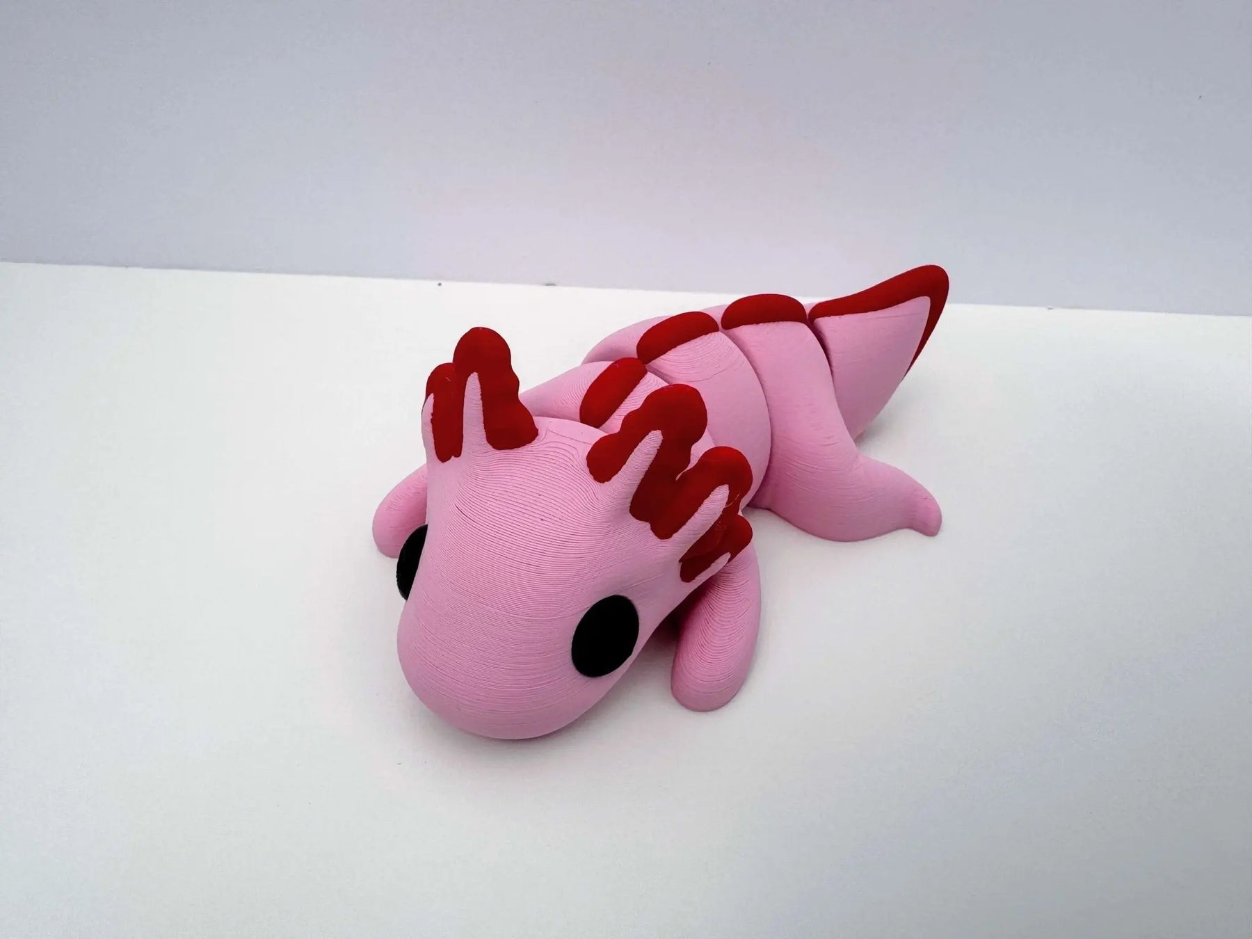 Axolotl 3D Printed Fidget Toy | Large Made-to-Order Sensory Toy by Mushroom Lady Co, paper gift detail photo 4