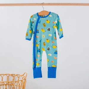 Aya & Pete in Paris Organic Cotton Kids Pajamas & Book Set by Nola Tawk, Southern food gift detail photo 3