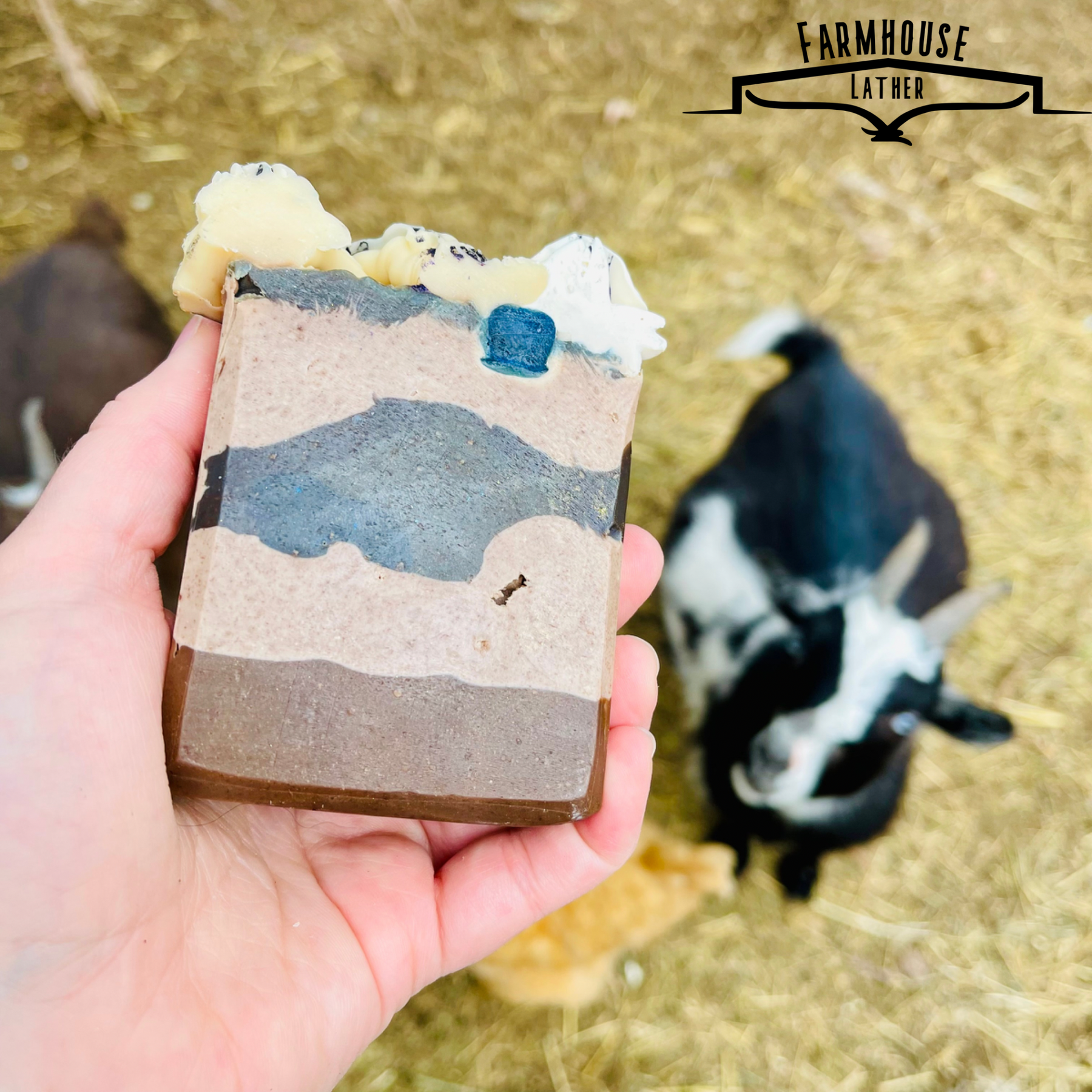 Farmhouse Lather Blueberry Cobbler goat milk soap image 1