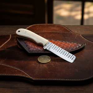 Rasp Steel Bone Bull Cutter Knife for Ranch and Camp Work