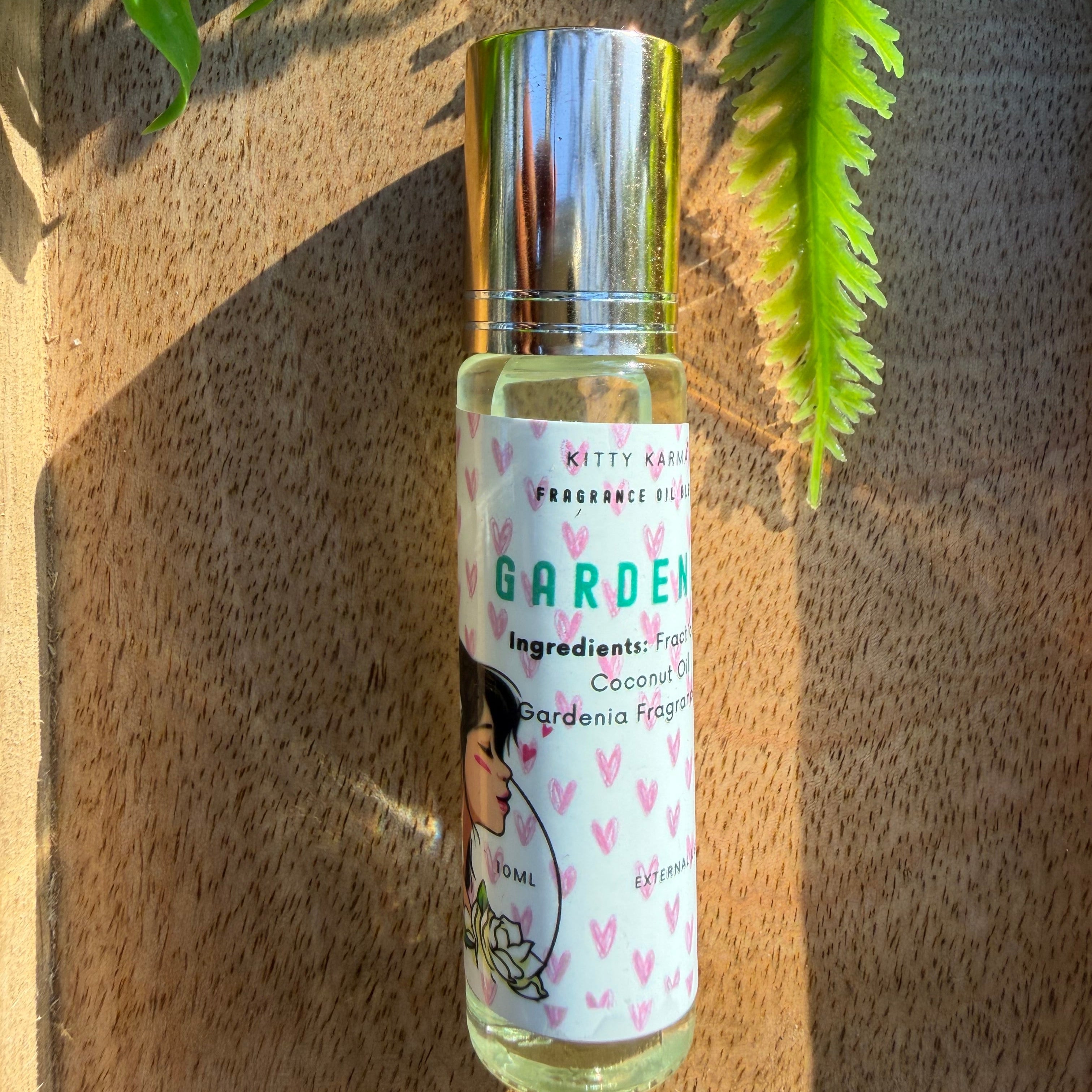 Additional view of Gardenia roll-on perfume oil by Kitty Karma Studio