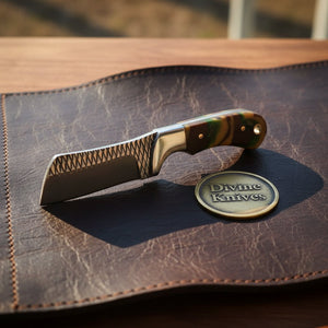 Camo Resin Rasp Bull Cutter Knife with Broad product detail, view 6