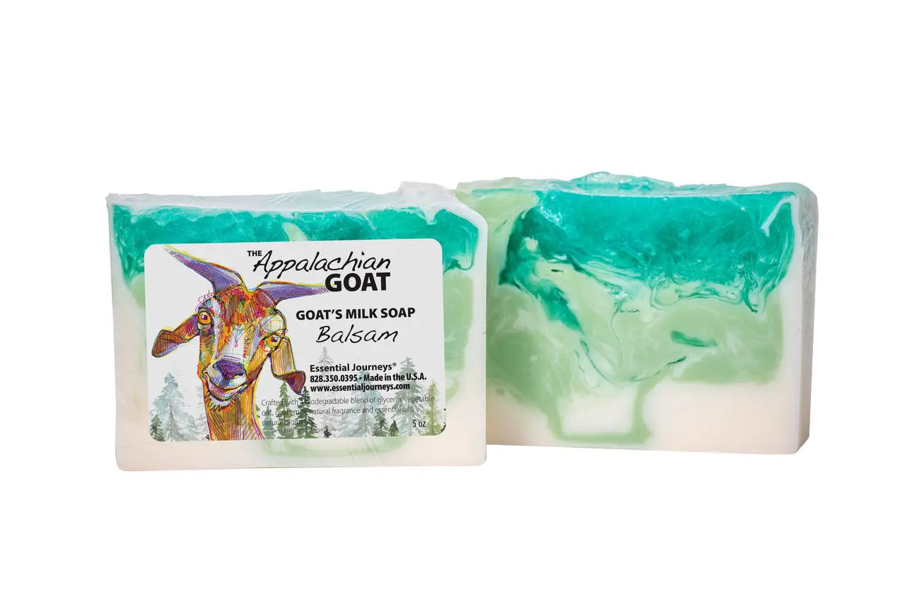 Balsam Goats Milk Soap Slice 5 Oz by Essential Journeys, natural skincare main product photo