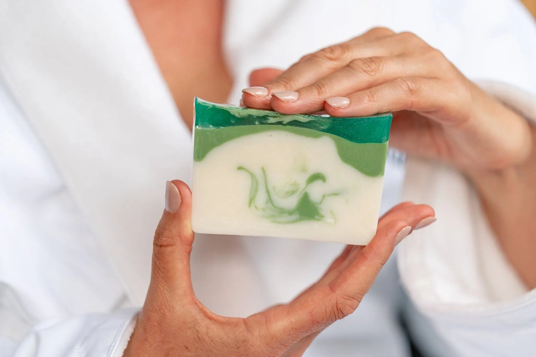 Balsam Goats Milk Soap Slice 5 Oz by Essential Journeys, natural skincare detail photo 4