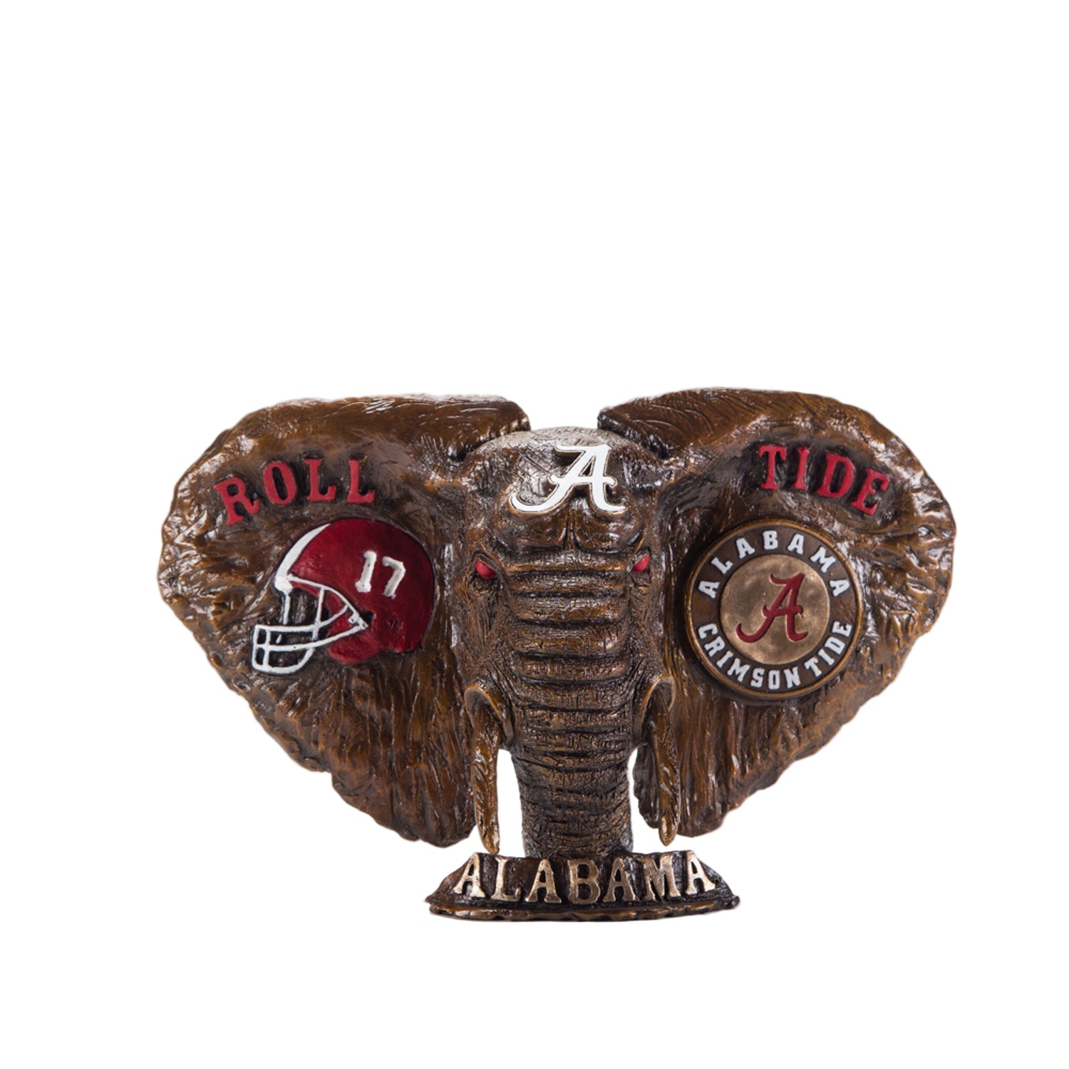 Alabama Crimson Tide Cast Bronze Elephant Statue alternate view 12