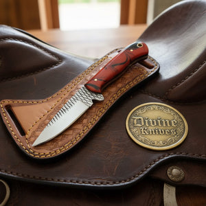 Red Swirl Resin Rasp Skinner with Skinner product detail, view 3