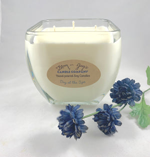 Day at the Spa soy candle and wax melts by Mam Jam’s Candle Company, detail image 2