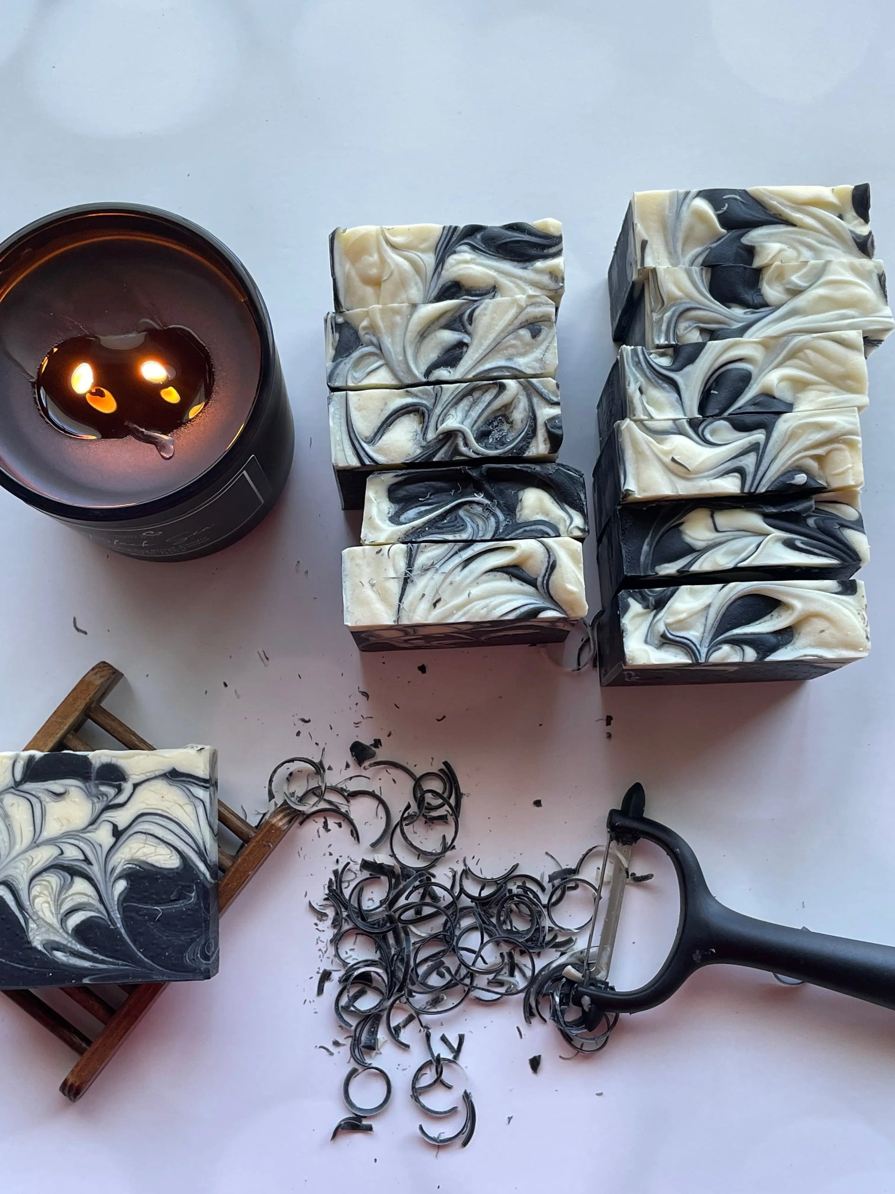 Black Love Handcrafted Soap by Lustful Bath, LLC, natural skincare main product photo