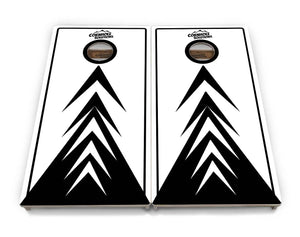 B&W Arrows Cornhole Boards - Professional Tournament Series by Cornhole Solutions, custom cornhole board detail photo 2
