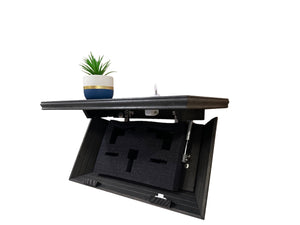 Hidden Gun Storage, Gun Storage Concealment Shelf - Secure Hidden Compartment Storage Shelf Yet Quickly Accessible (Black) by Bellewood Designs, Southern home decor detail photo 8